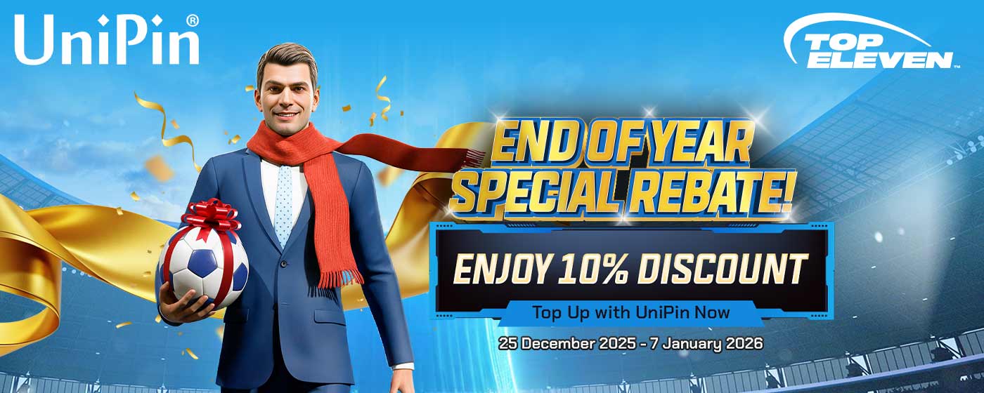 Top Eleven End-of-Year Special Rebate: Enjoy 10% Discount with UniPin